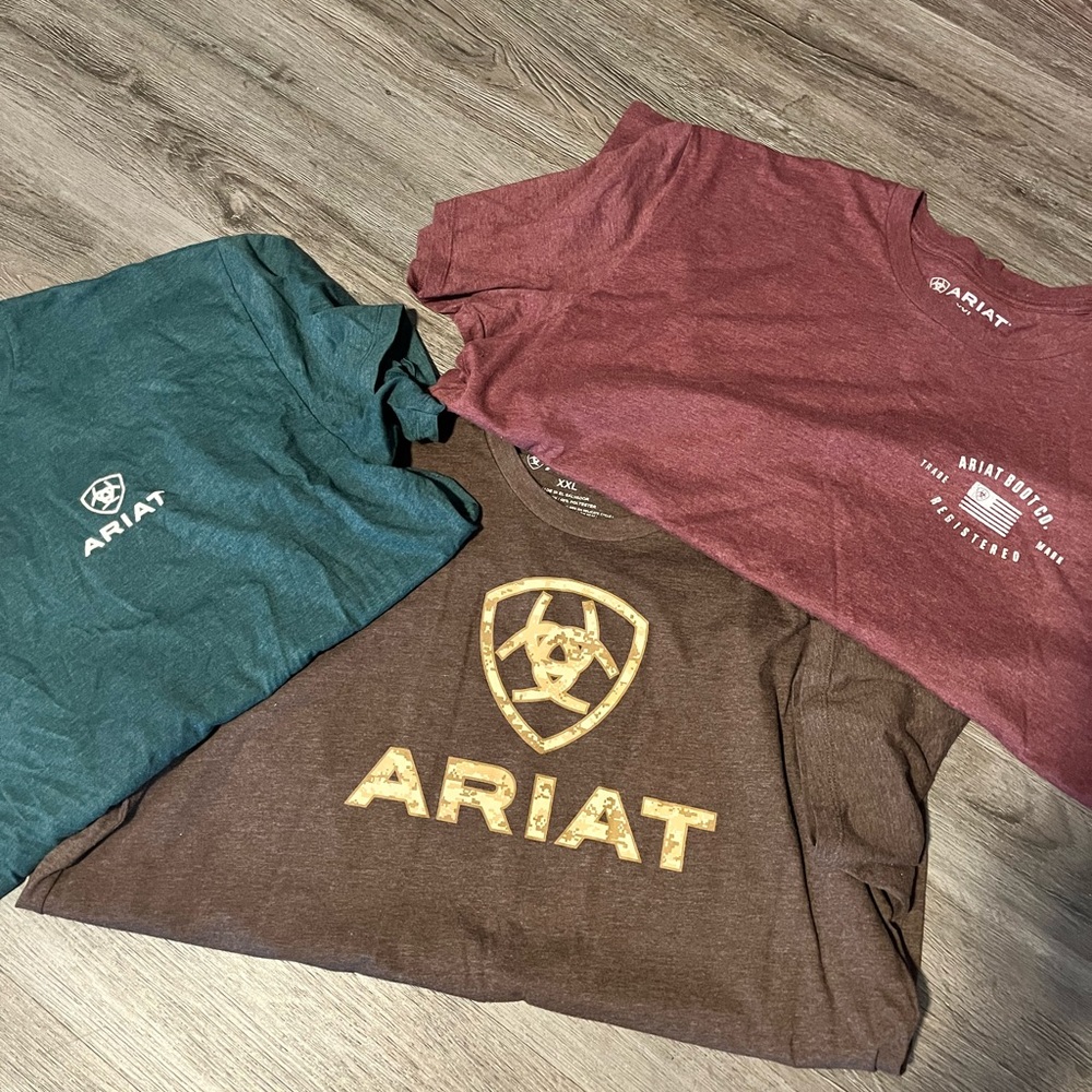 3 ariat tshirts